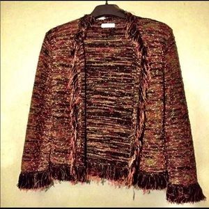“Unique” Fringe detail jacket / blazer • Larrimors